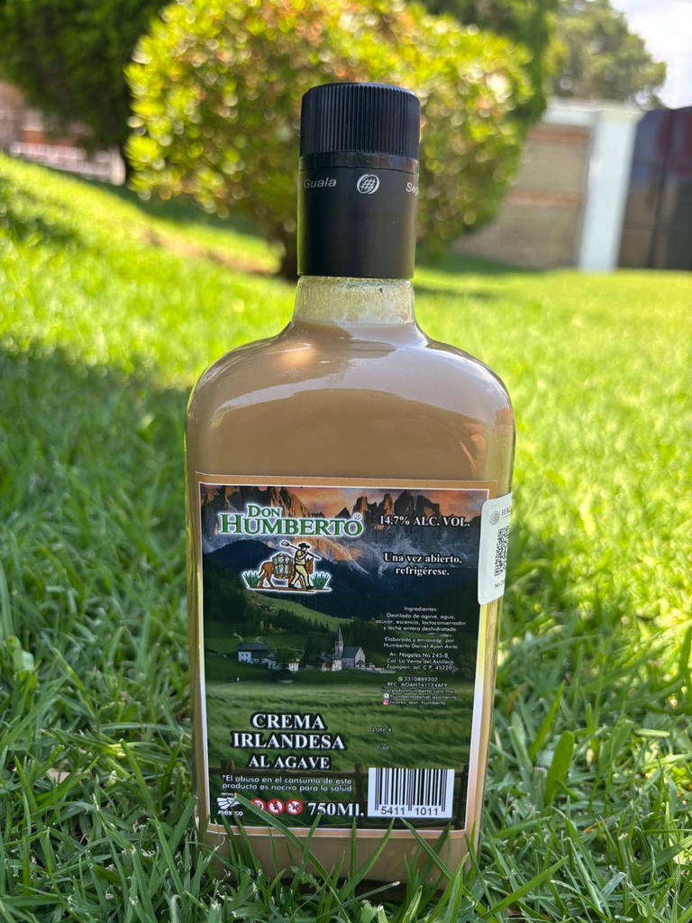 Crema Irlandesa al agave 750ml